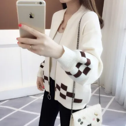 autumn knit cardigan women's