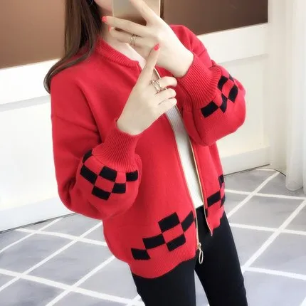 autumn knit cardigan women's