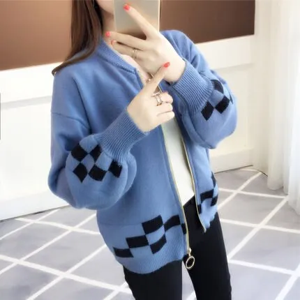 autumn knit cardigan women's
