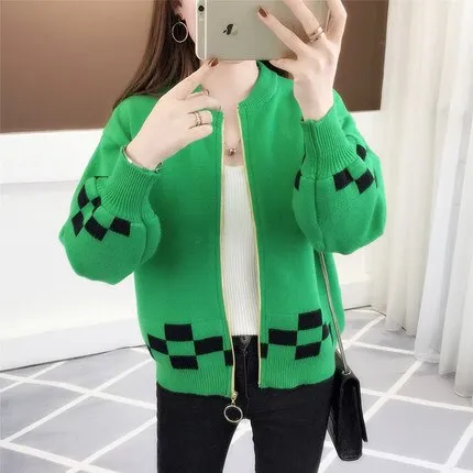 autumn knit cardigan women's