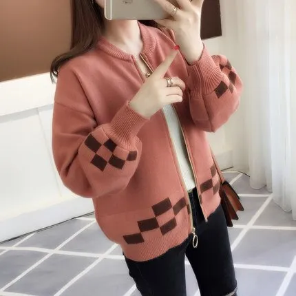 autumn knit cardigan women's