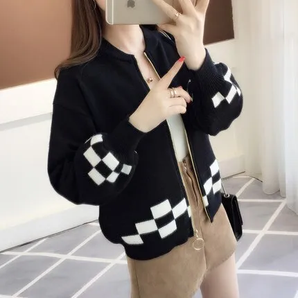 autumn knit cardigan women's