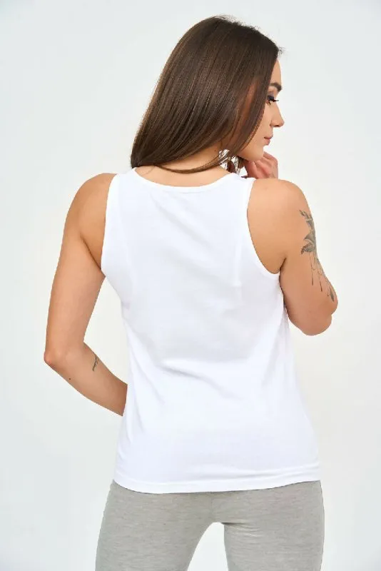 Basic Women's Vests in White