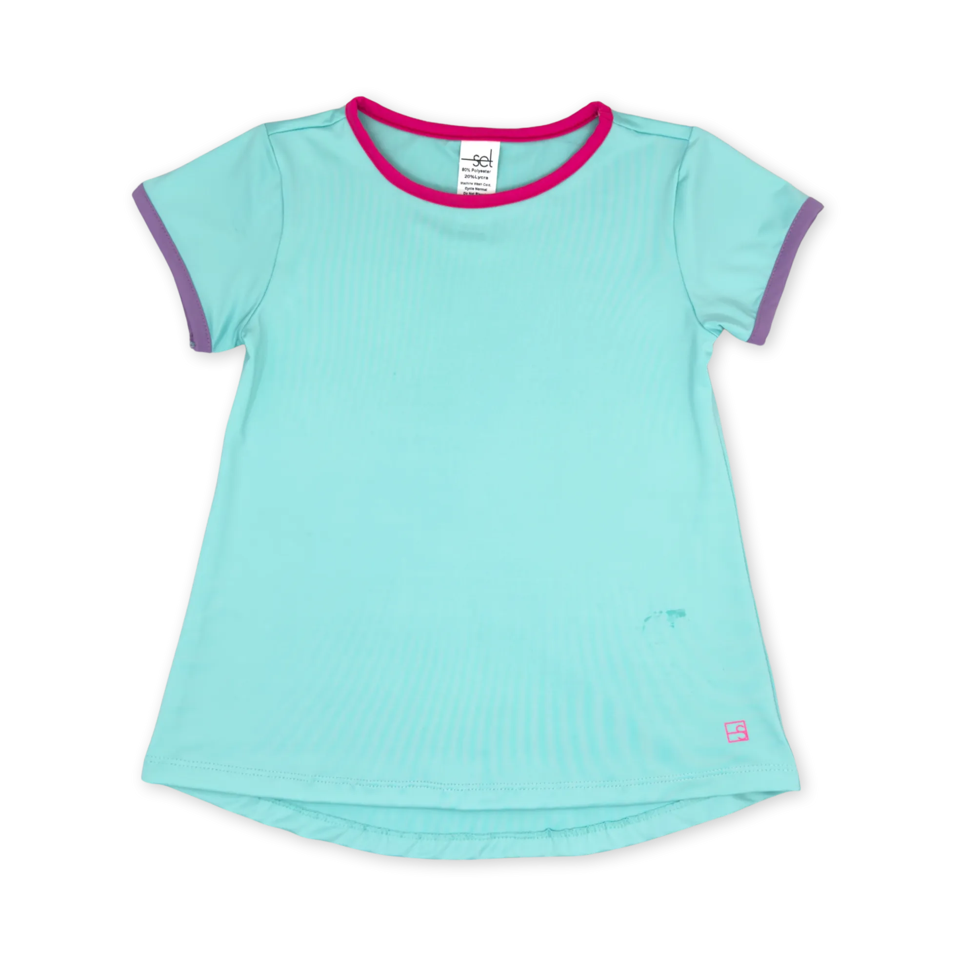 Bridget Basic T - Totally Turquoise, Power Pink, Precious Purple