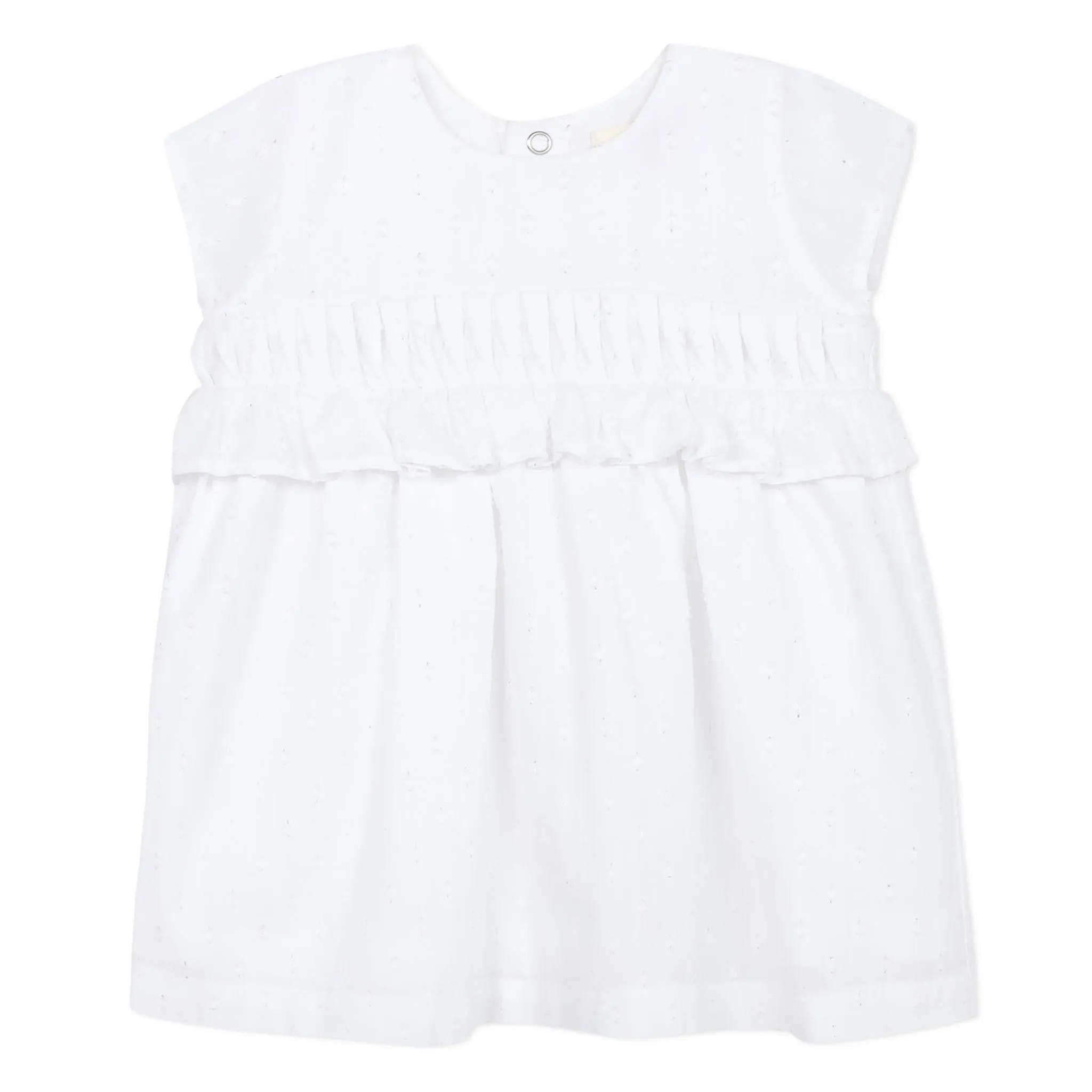 CATIMINI Eyelet cotton dress