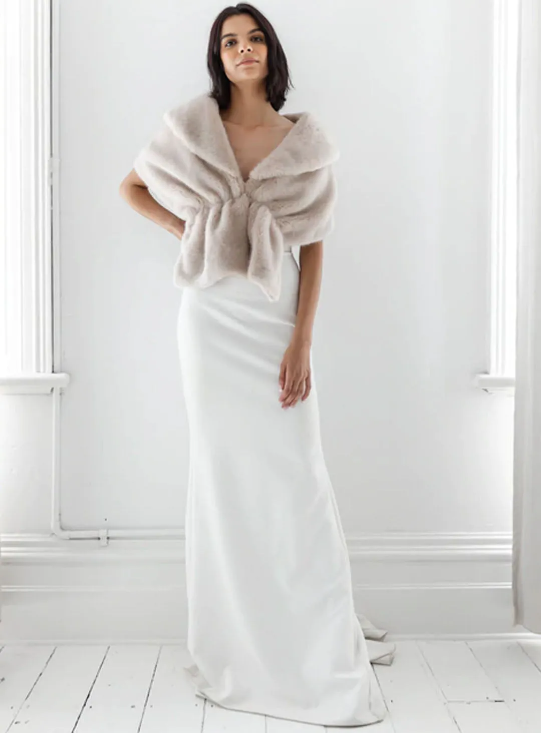 Champagne Wrap in Nude