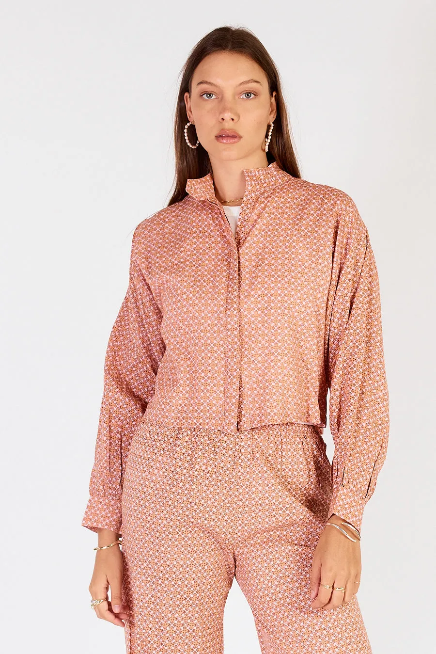 Cowgirl Surfer Aava Shirt Orange