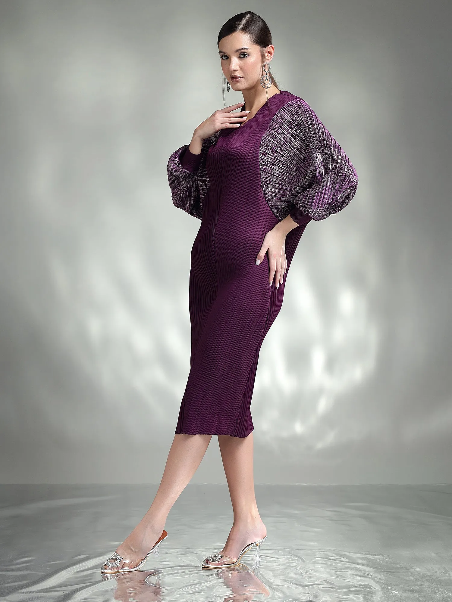 Doria Metallic Dress