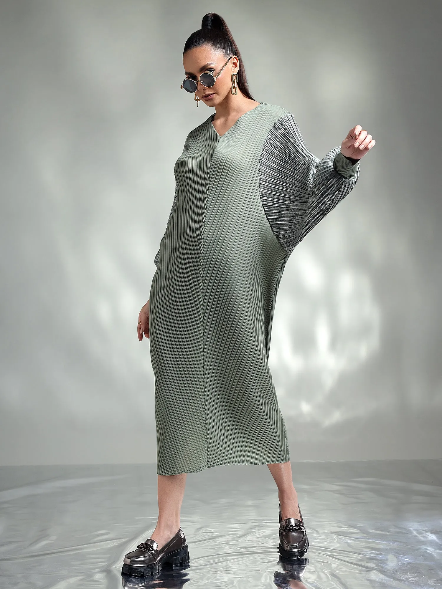 Doria Metallic Dress