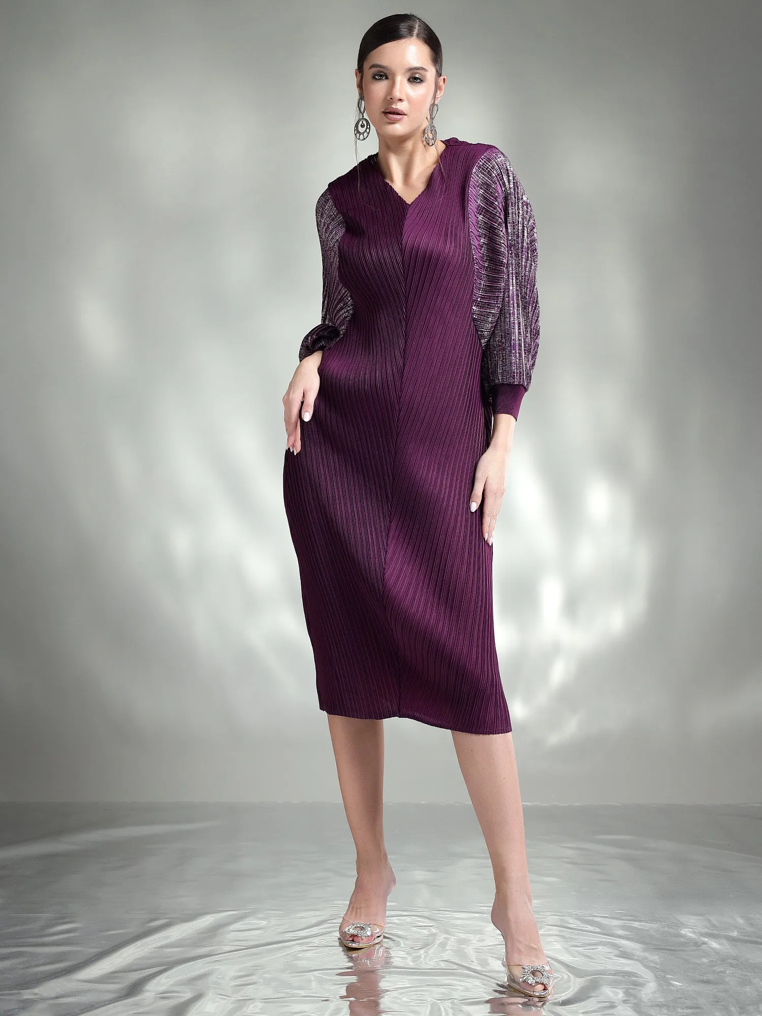 Doria Metallic Dress