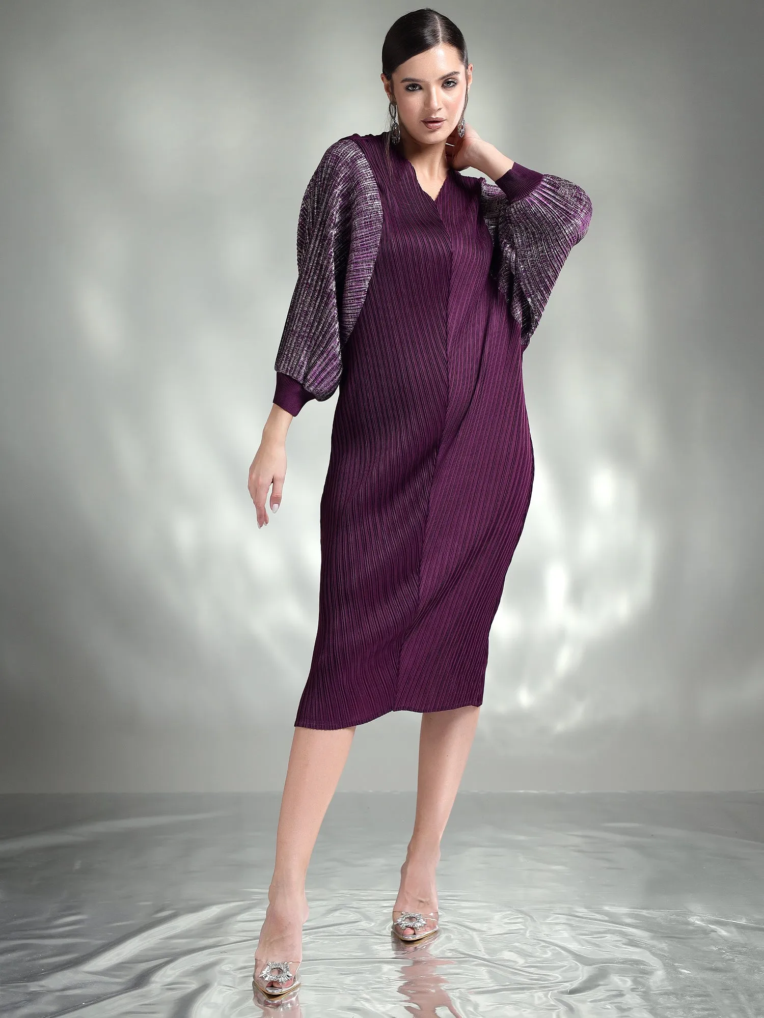 Doria Metallic Dress