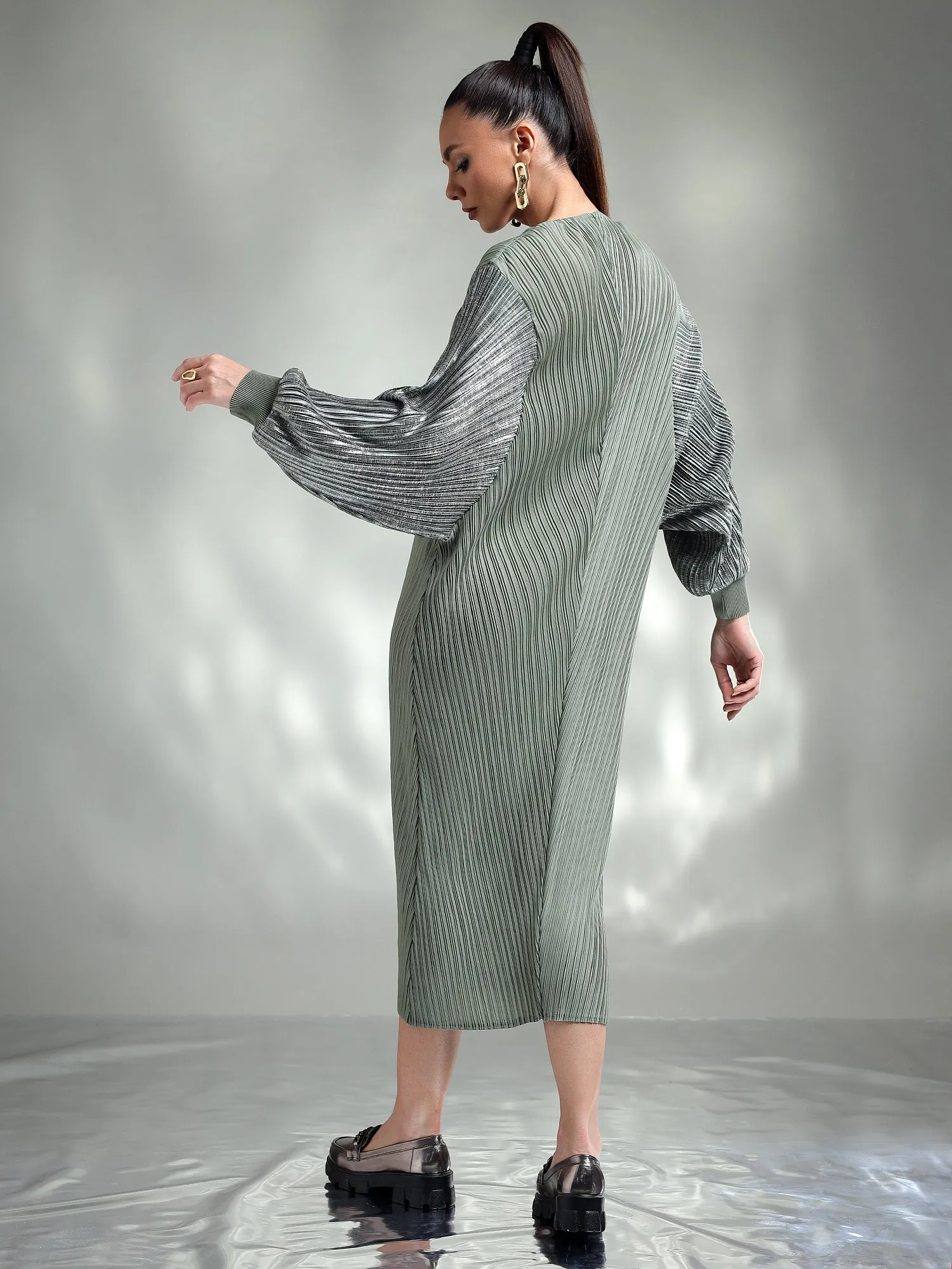 Doria Metallic Dress