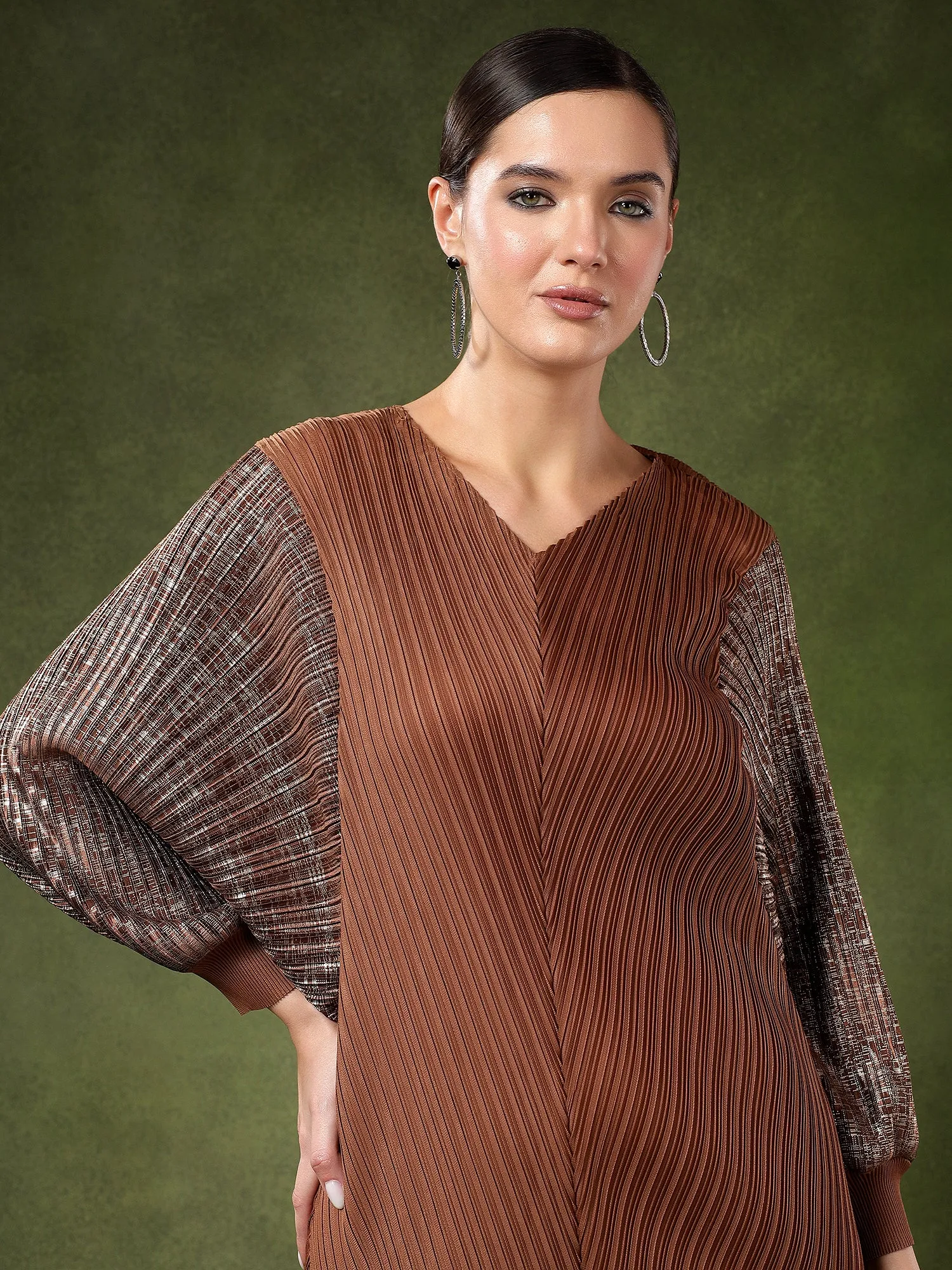 Doria Metallic Dress