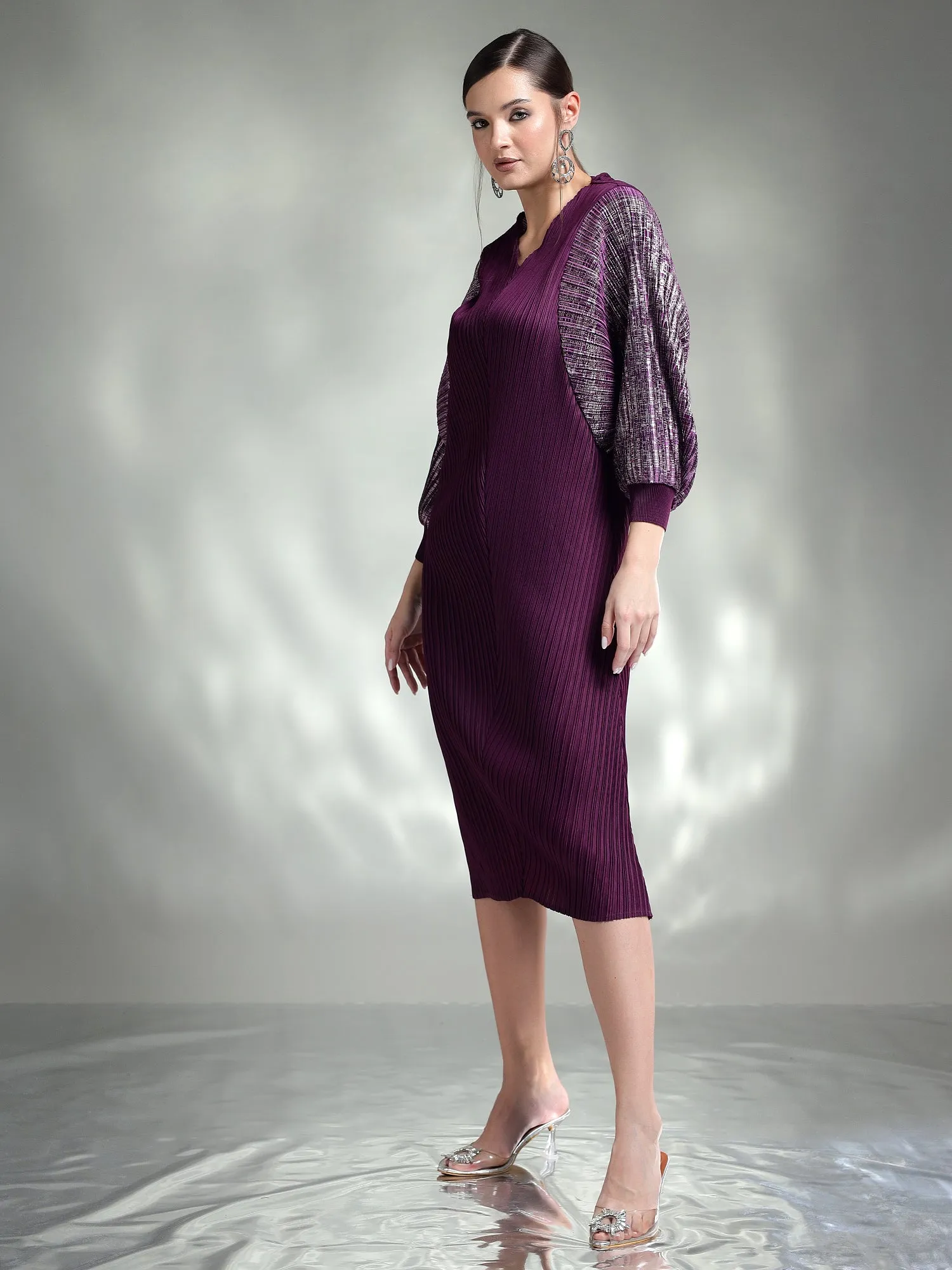 Doria Metallic Dress