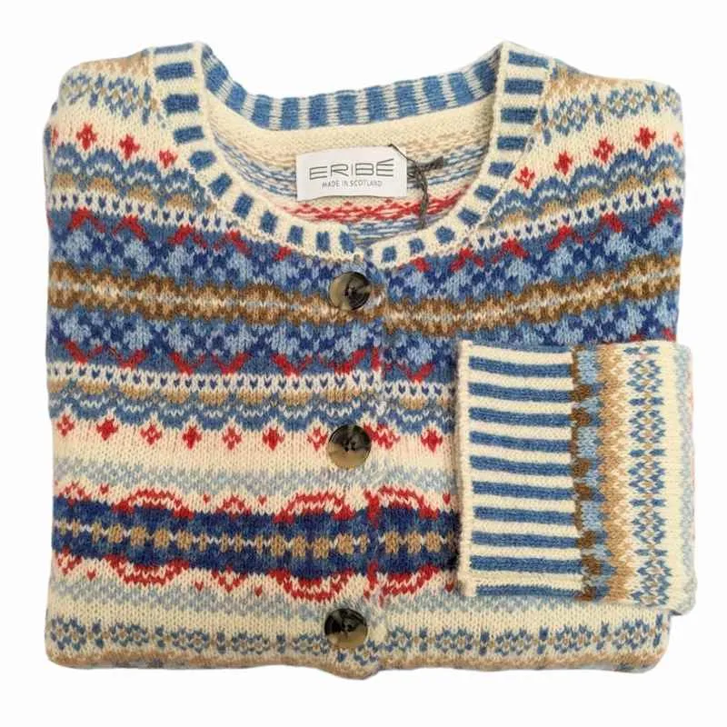 Eribe Westray Fairisle Cardigan Cotswold
