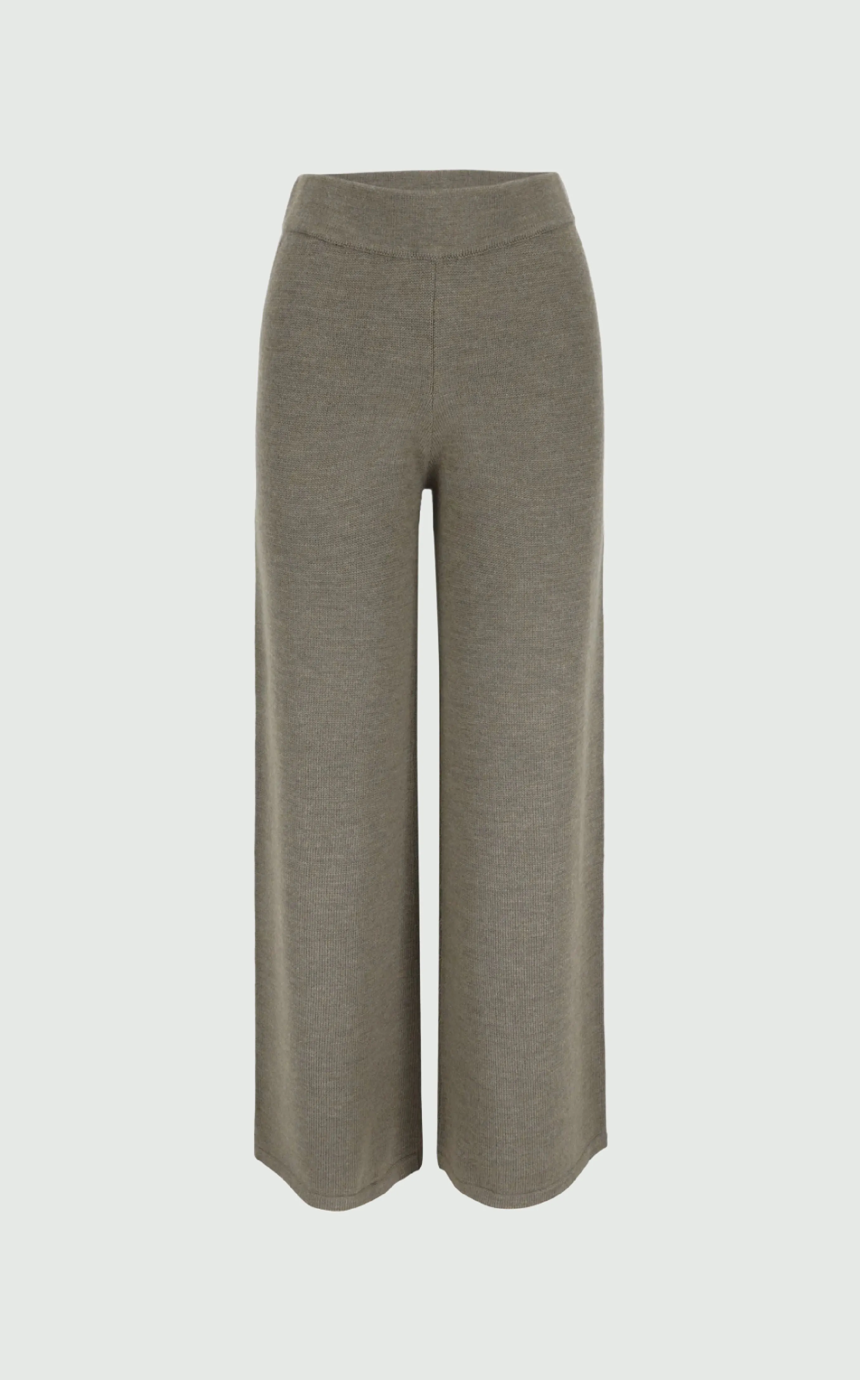 Knit Wide-Leg Pants