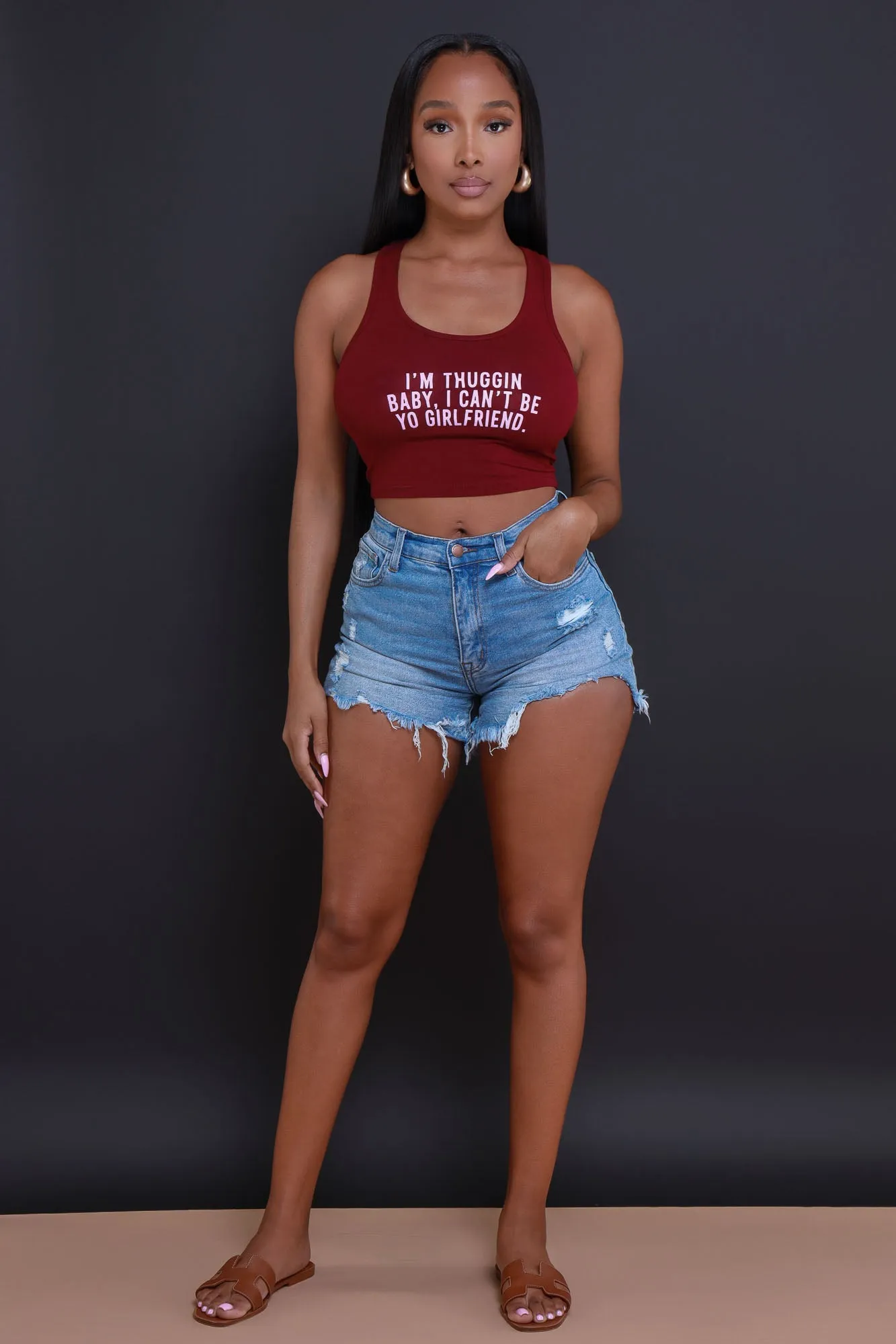 Lazy Day High Rise Distressed Denim Shorts - Light Wash