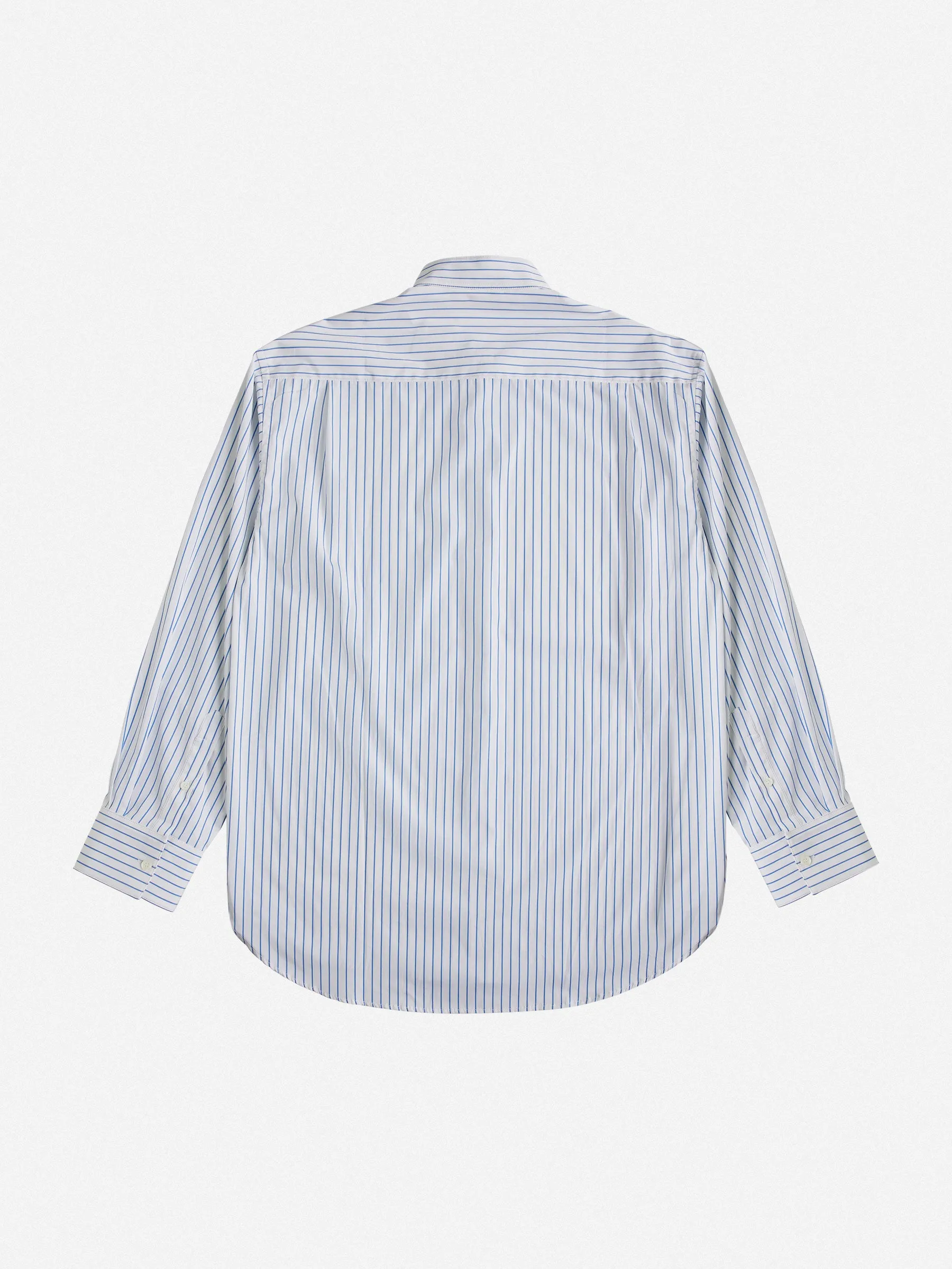 Oversized Mandarin Collar Shirt