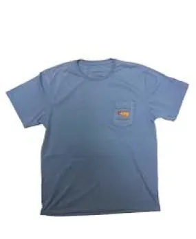 Pimp Shrimp Short Sleeve Pocketed T-Shirts Marine