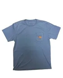 Pimp Shrimp Short Sleeve Pocketed T-Shirts Marine