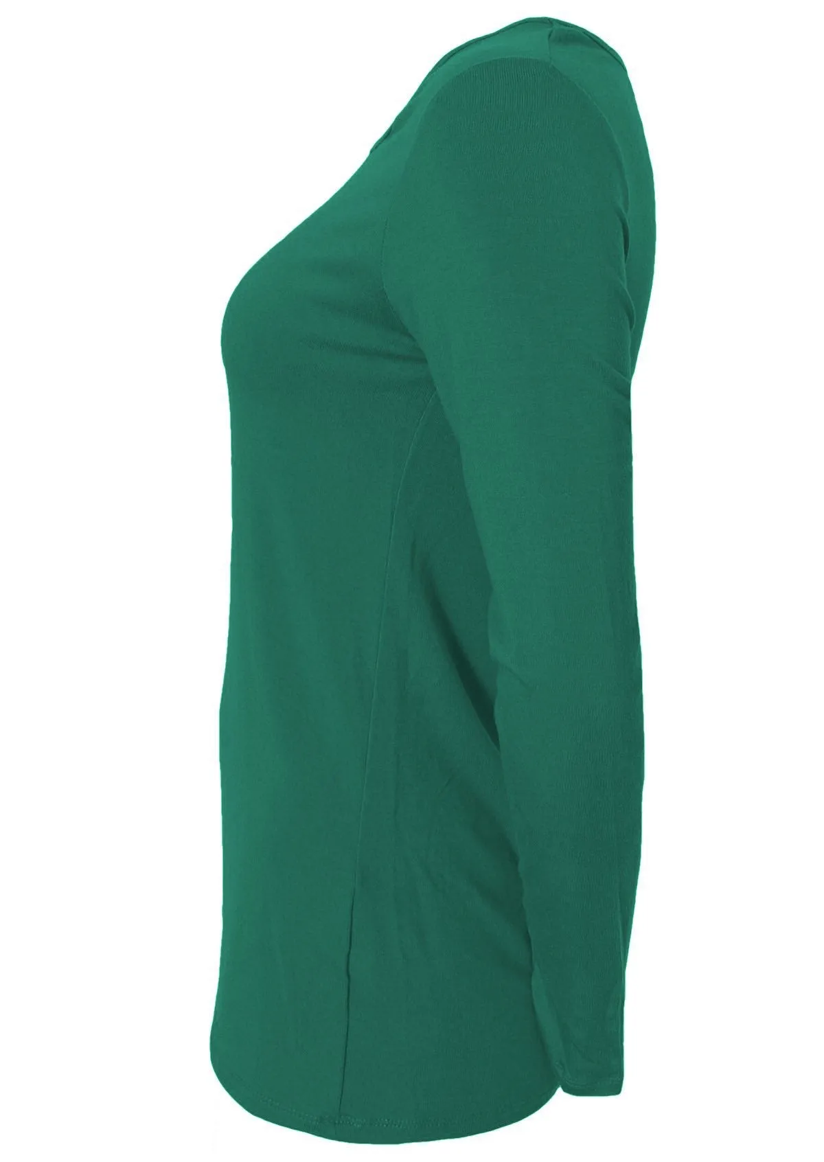 Round Neck Top Jade Green