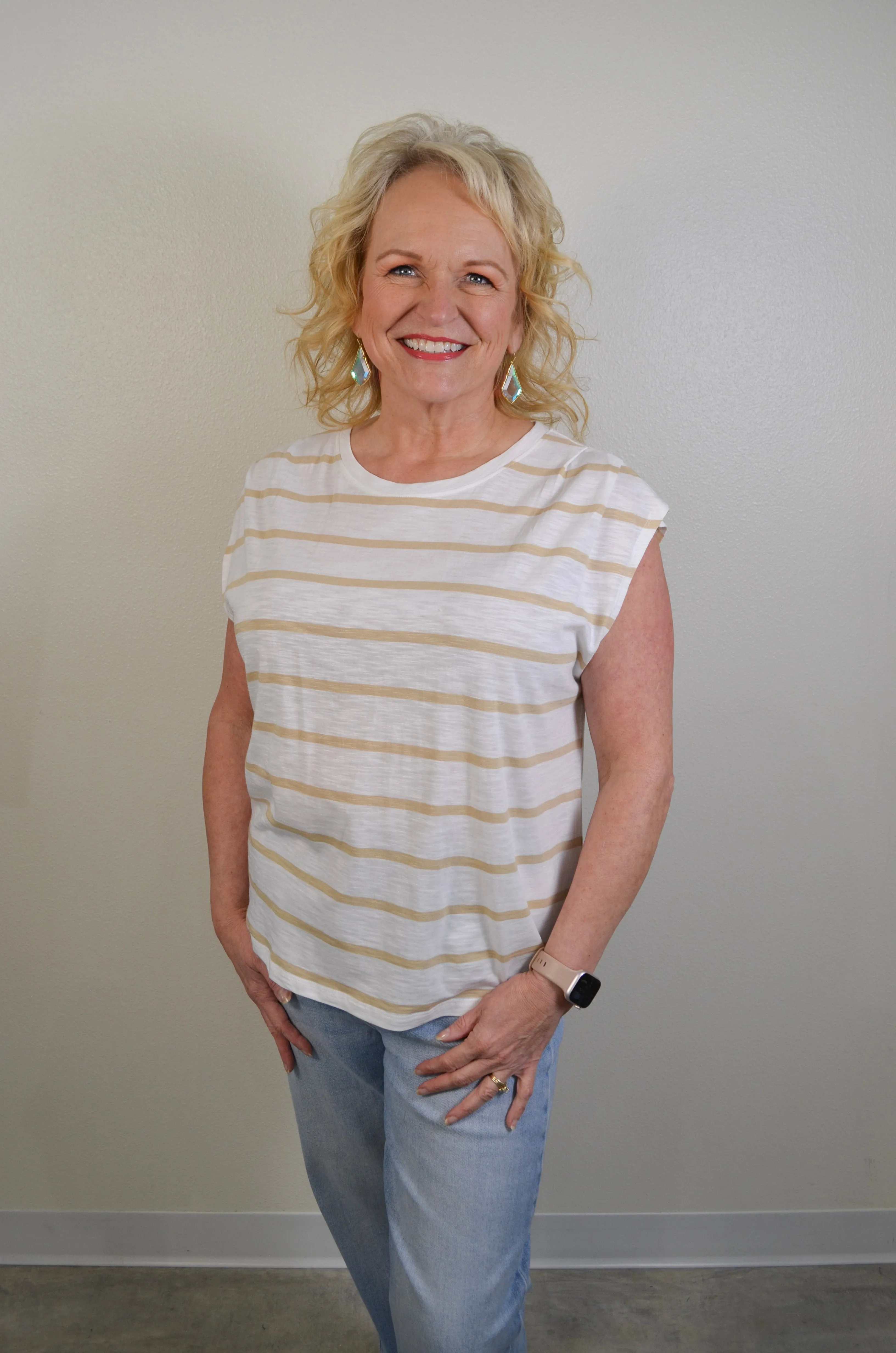 Sanctuary | Pleated Muscle Tee