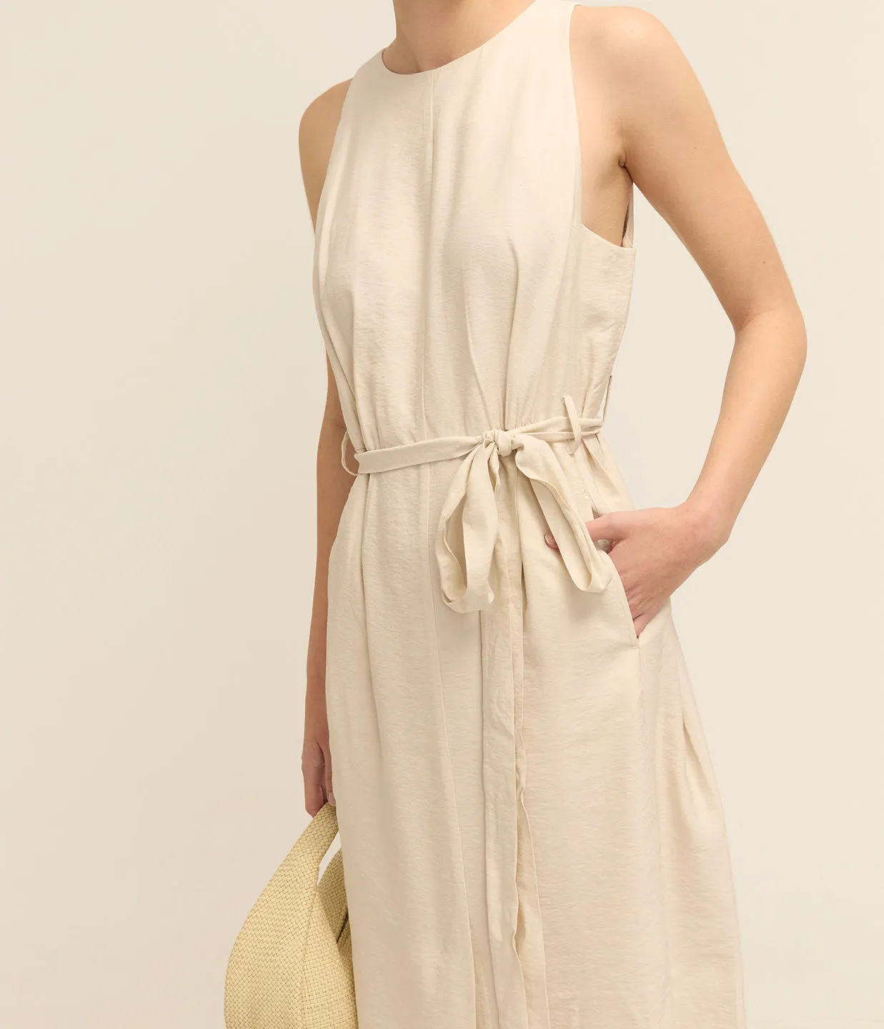 Uli Dress in Oyster